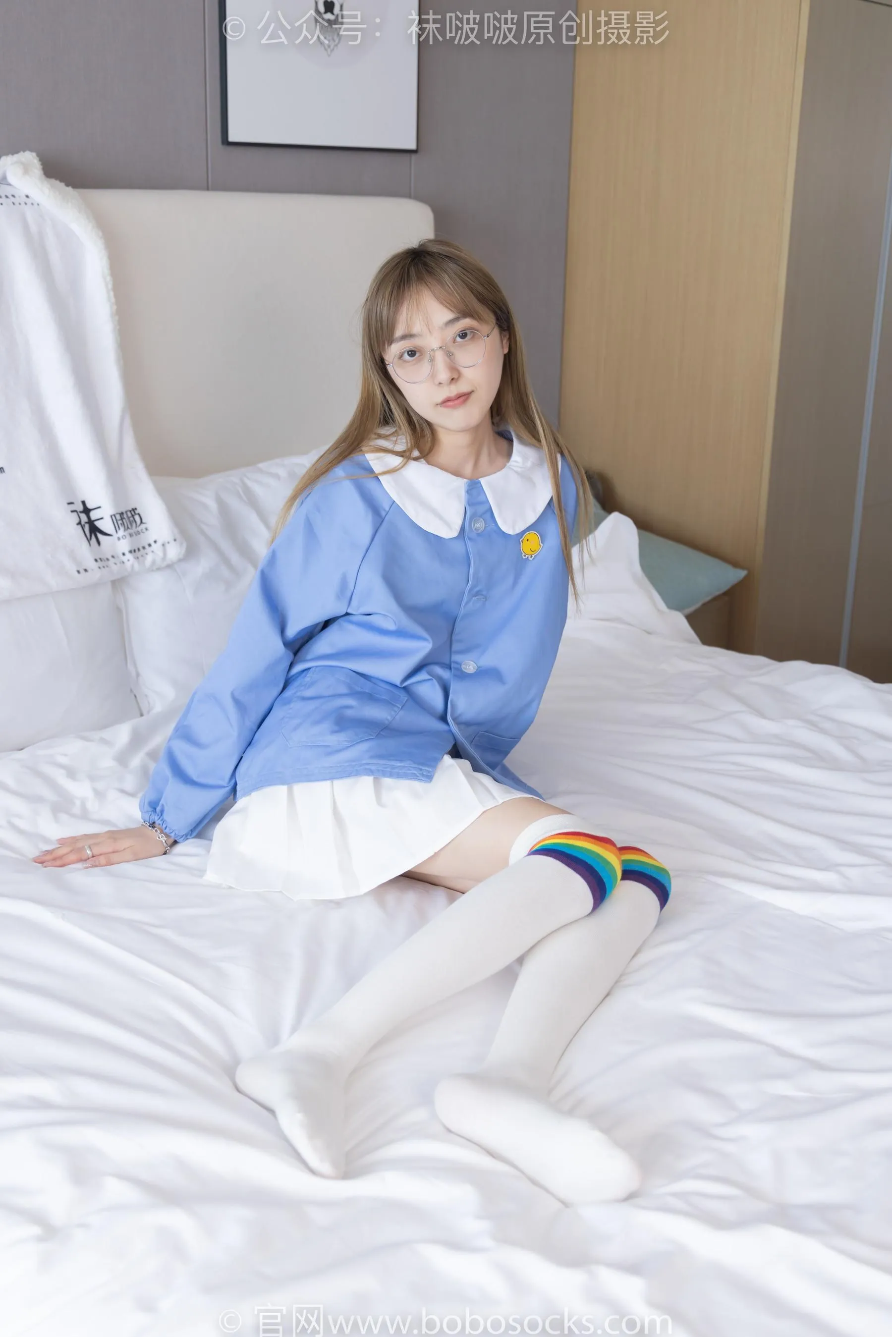 [BoBoSocks袜啵啵]NO.229 稚予-板鞋、皮鞋、两双大腿袜 [68P]插图2